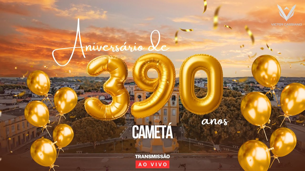 Aniversário de 390 anos da Cidade de Cametá - Transmissão ao vivo - Victor Cassiano TV.