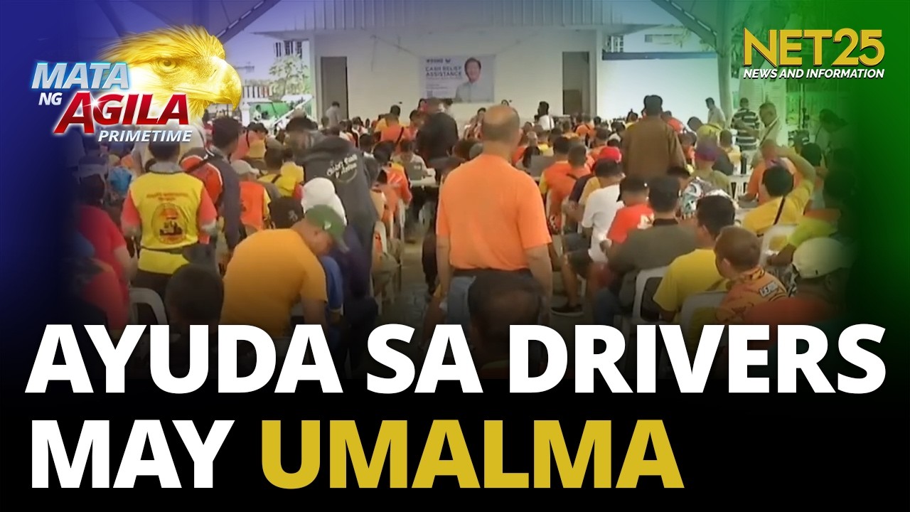 Ayuda sa transport sector ipinamahagi, may umalma