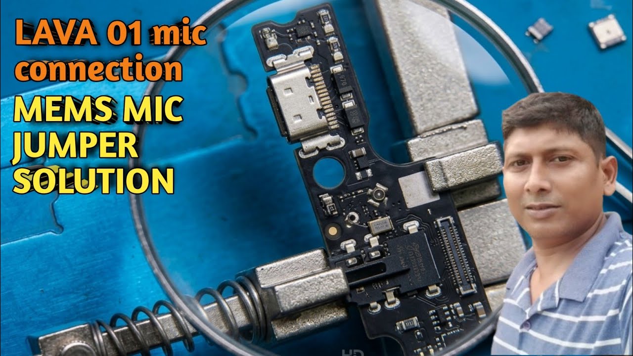 Lava Z1 (Lava 01) Mic Problem Solution | 4 Pin to 3 Pin MEMS Mic Jumper