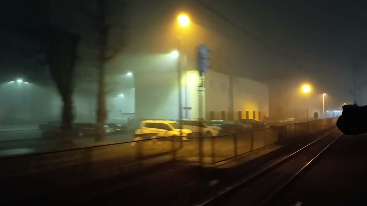 Kalety - Bytom - Mysłowice z okna pociągu IC 