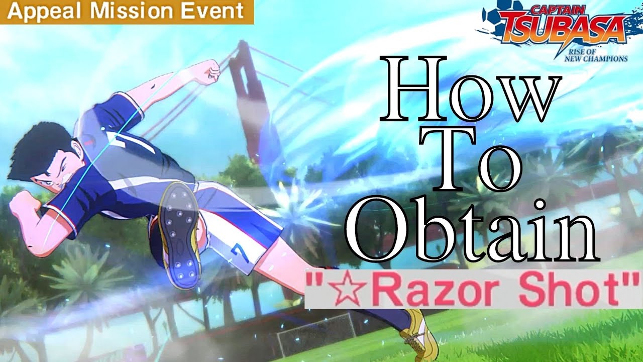 How To Get/Obtain Double-Blade Razor Shot (*Razor Shot) | Captain Tsubasa Rise of New Champions PS 4