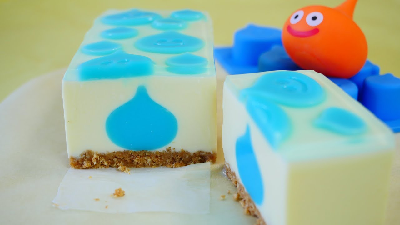 Dragon Quest Slime No Bake Cheesecake ドラゴンクエストのスライム・レアチーズケーキ