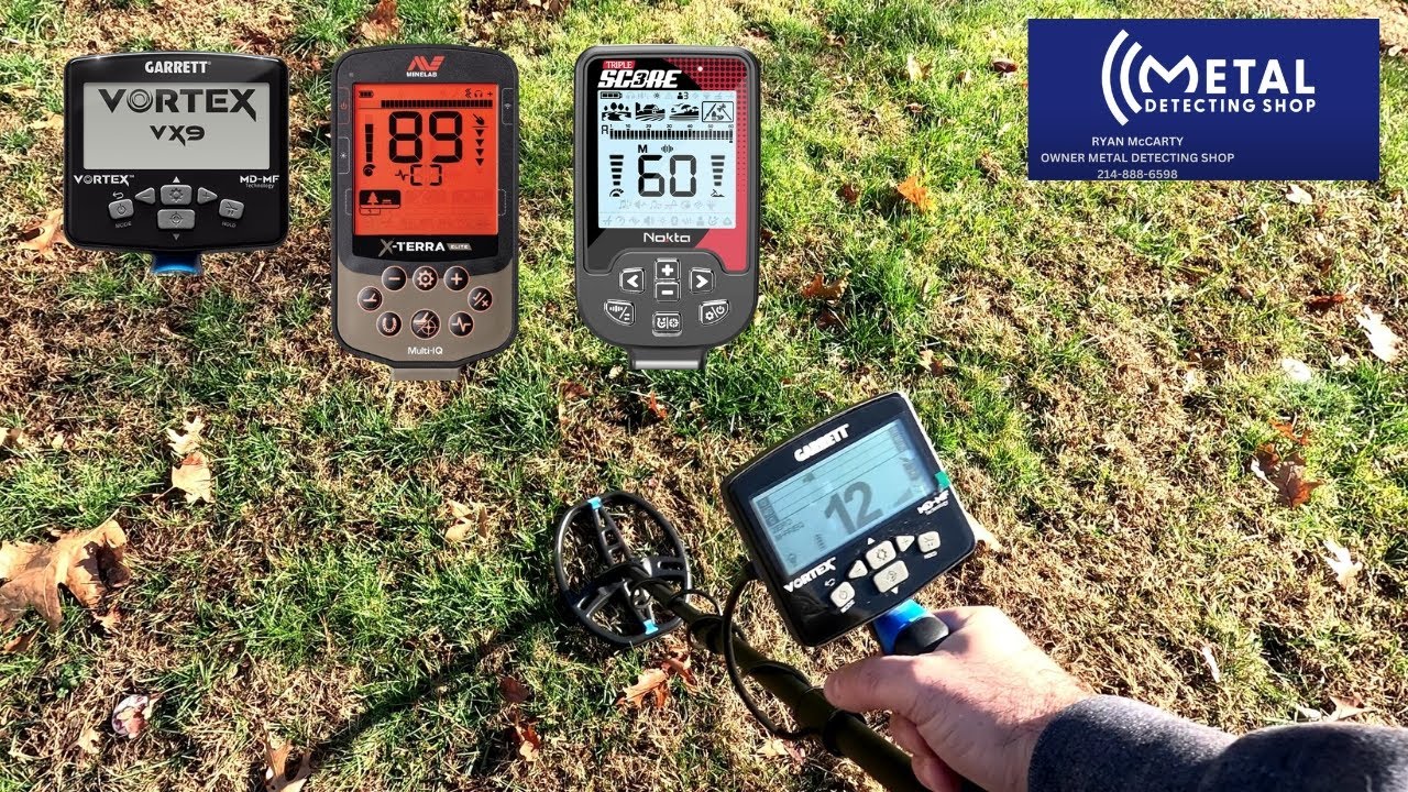 GARRETT VORTEX VS MINELAB ELITE VS NOKTA TRIPLE SCORE - DEPTH TEST