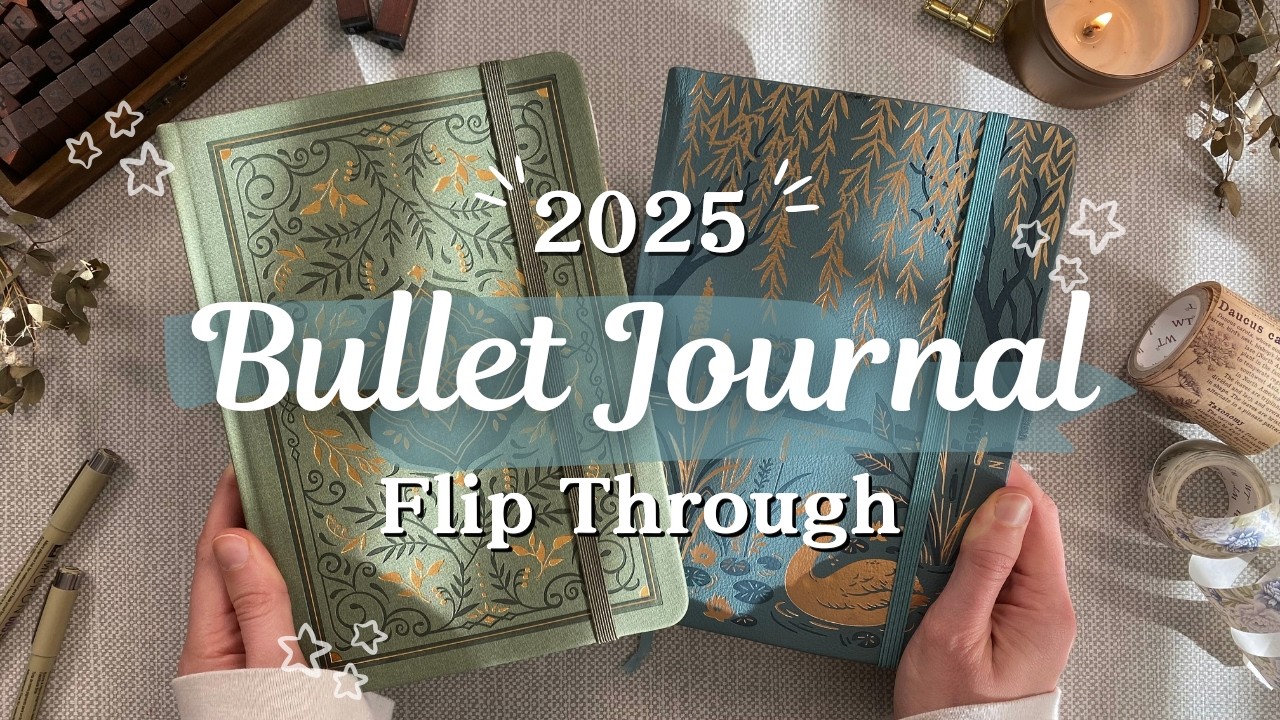 2025 Bullet Journal Flip Through📖✨ FULL Year in My Journal!