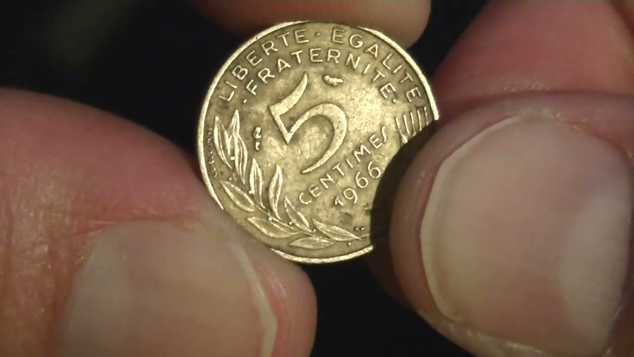 Normal coins - 5 Centimes, France, 1966