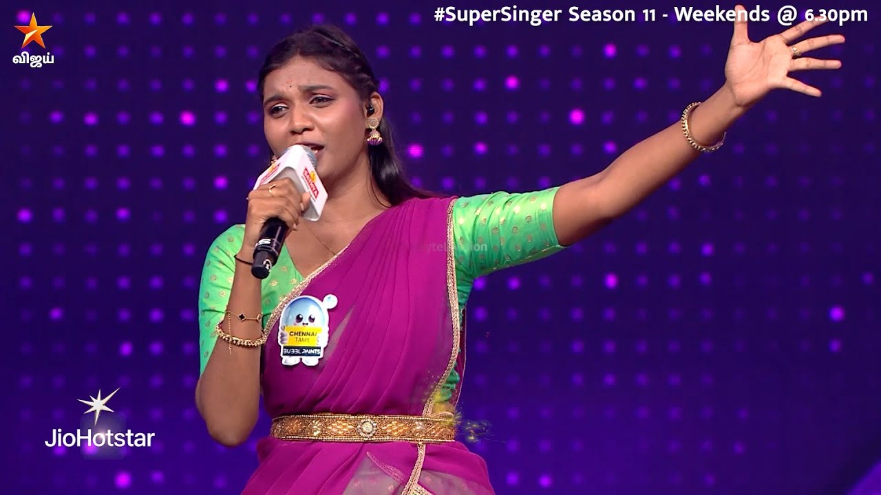 என்ன #Thavaseeli .. எப்படி சொன்னாலும் பாடுறீங்க!! 😍🔥 | Super Singer Season 11
