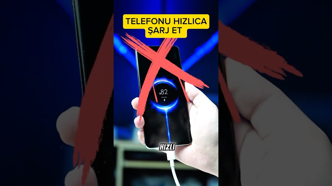 Telefonu HIZLICA ŞARJ ETME AYARI👌
