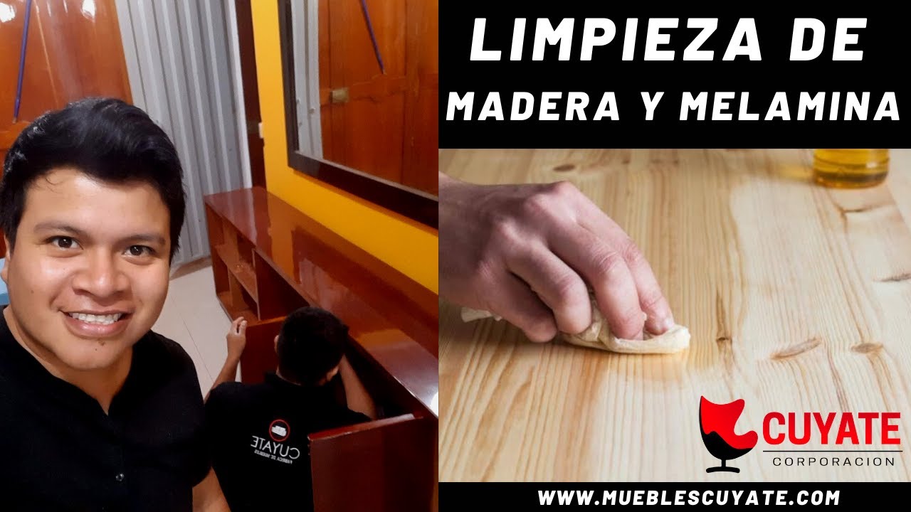 Limpieza de madera y melamina