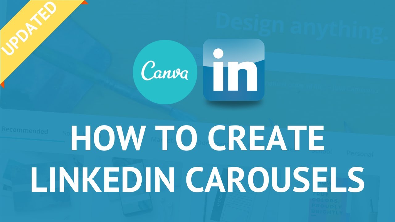 How To Create A LinkedIn Carousel Post (FAST and EASY with Canva)
