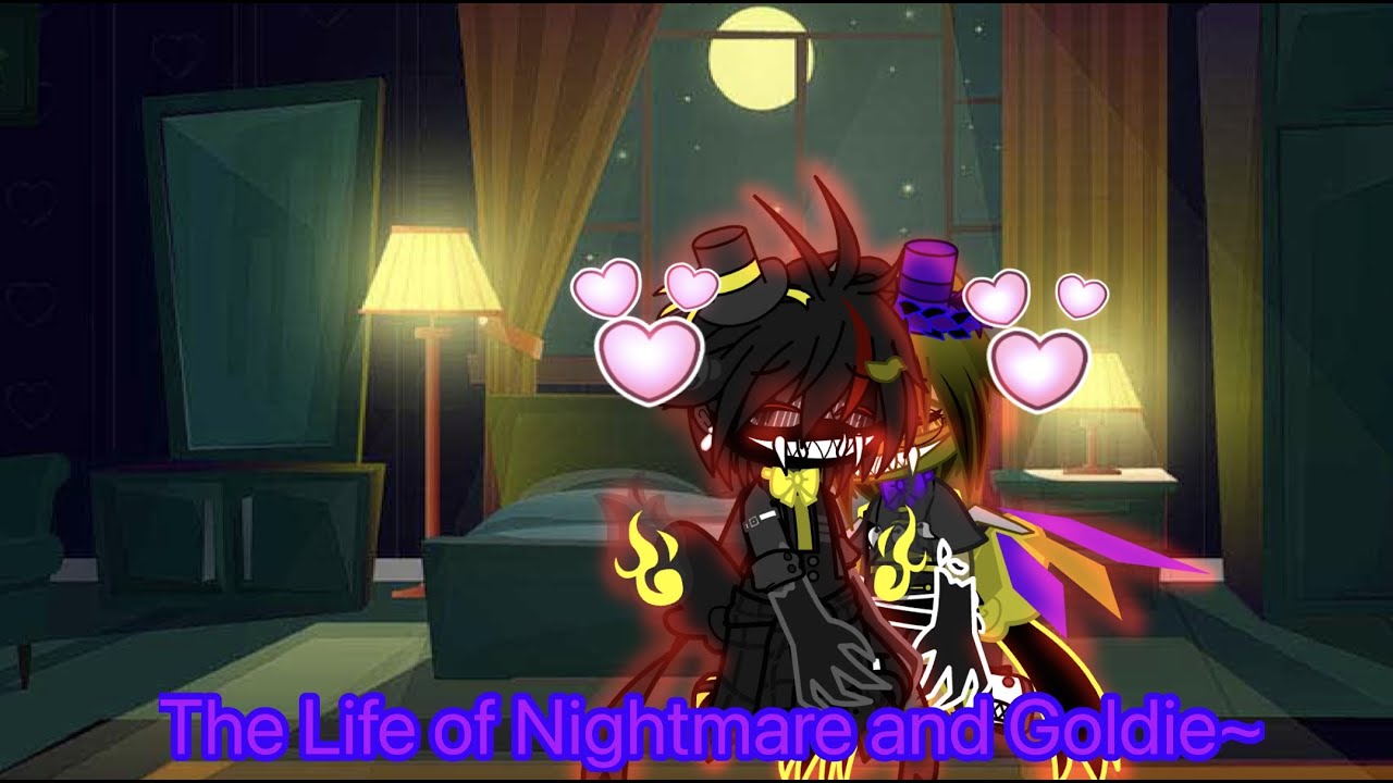 The Life of Nightmare and Goldie~ 👀✌🏼 Nightmare x Goldie skit