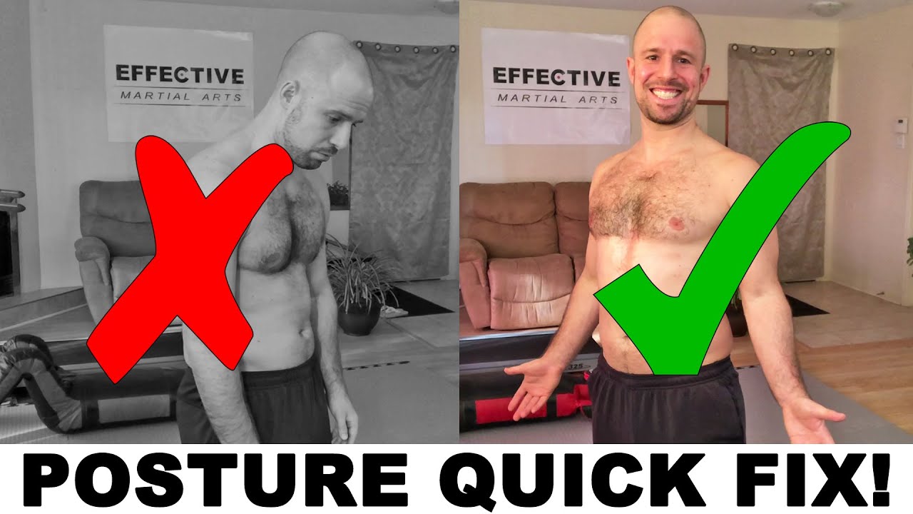 How to Improve Bad Posture Instantly: ONE Simple Exercise!