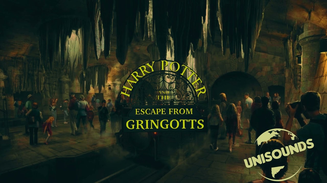 (HQ) Harry Potter and the Escape From Gringotts Onboard Audio