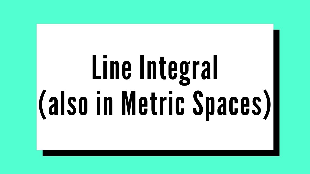 Line Integral Along Rectifiable Curves in Metric Spaces