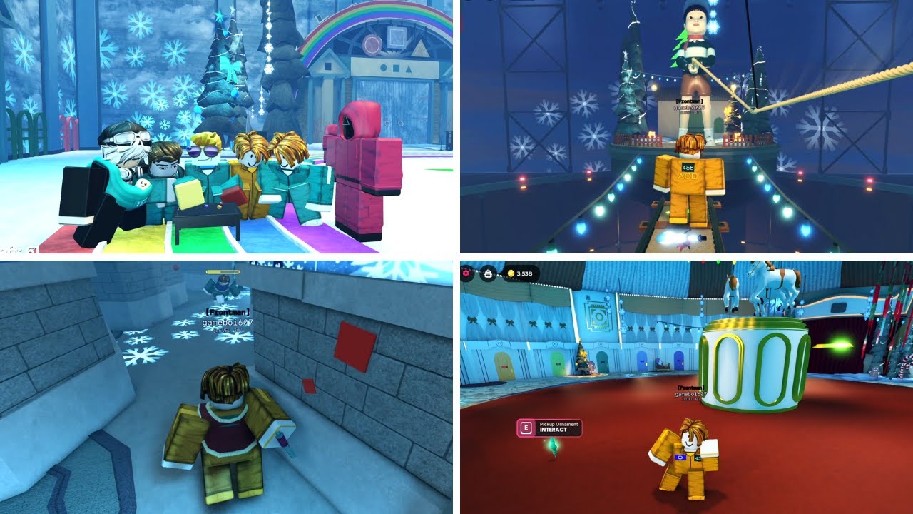 Ink Game (Christmas Update) - (Pentathlon Game+Hide n Seek +Jump Rope +Mingle + Ending) | Roblox