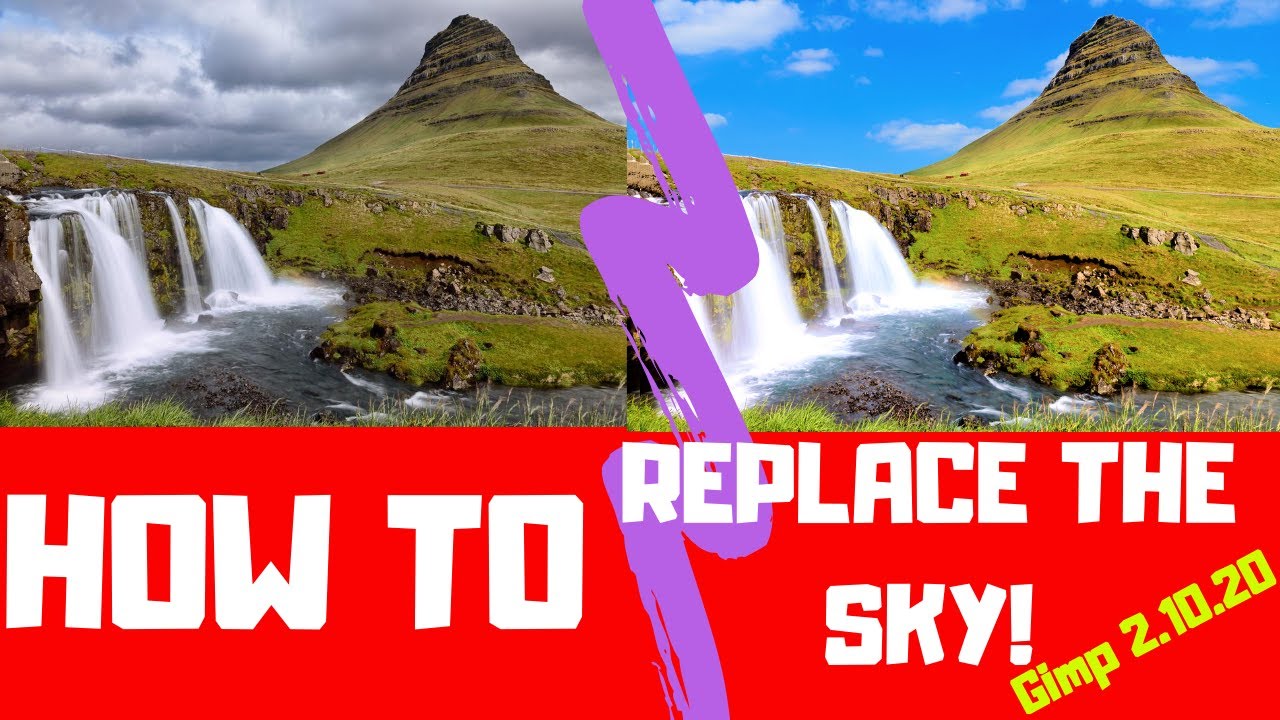 How To Replace The Sky Of An Image Using Gimp (2.10.20) 2022