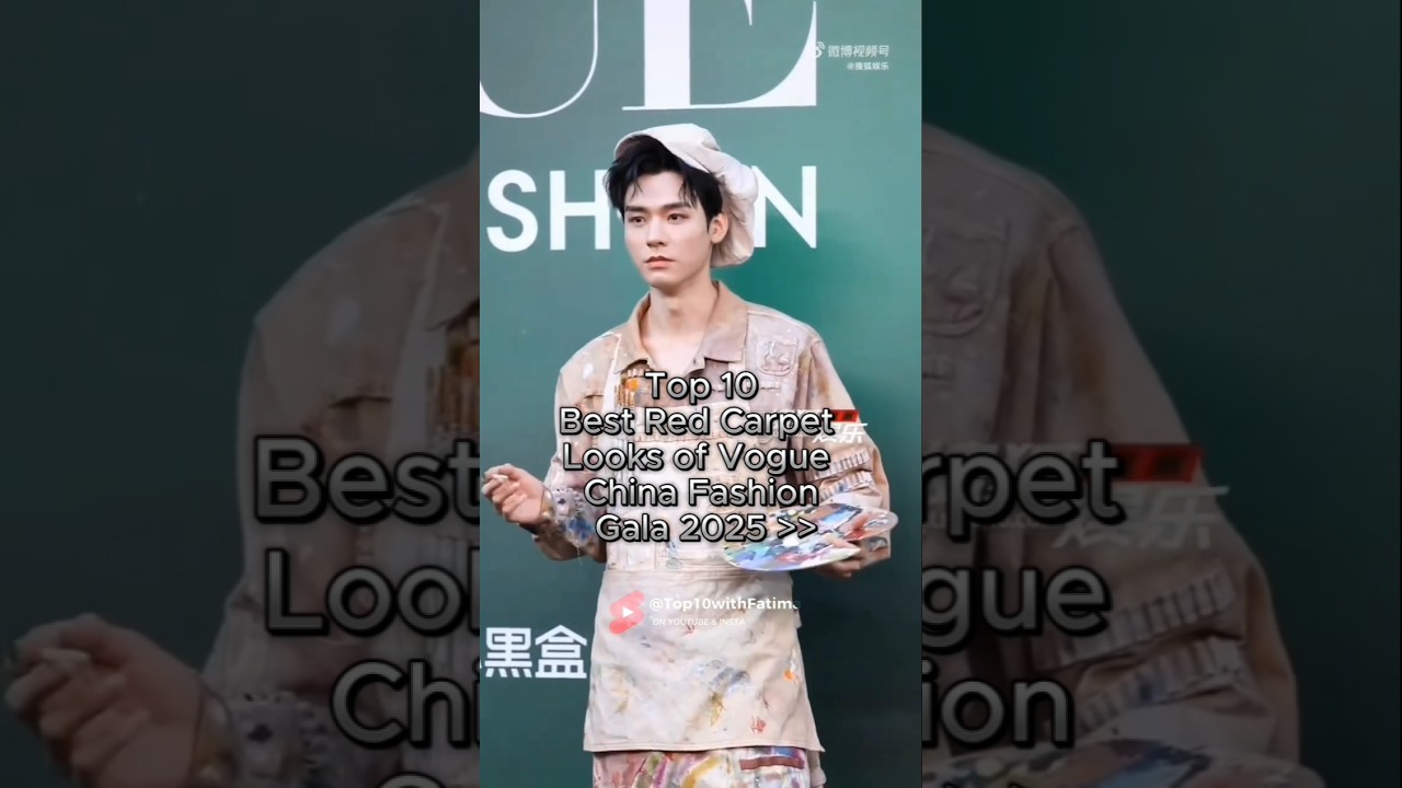 Best Looks of Male celebrities at vogue china 