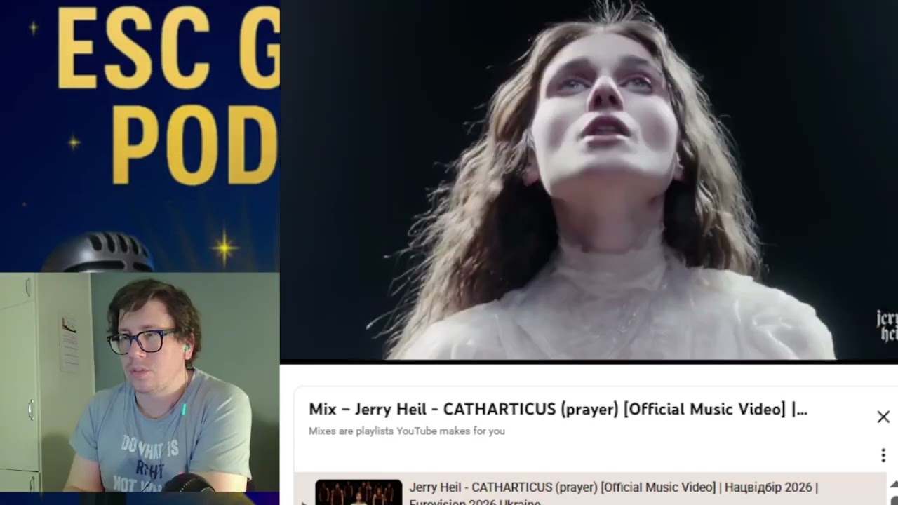 Jerry Heil - CATHARTICUS (prayer) [Official Music Video] | Vidbir 2026 | ESC 2026 Ukraine #reaction
