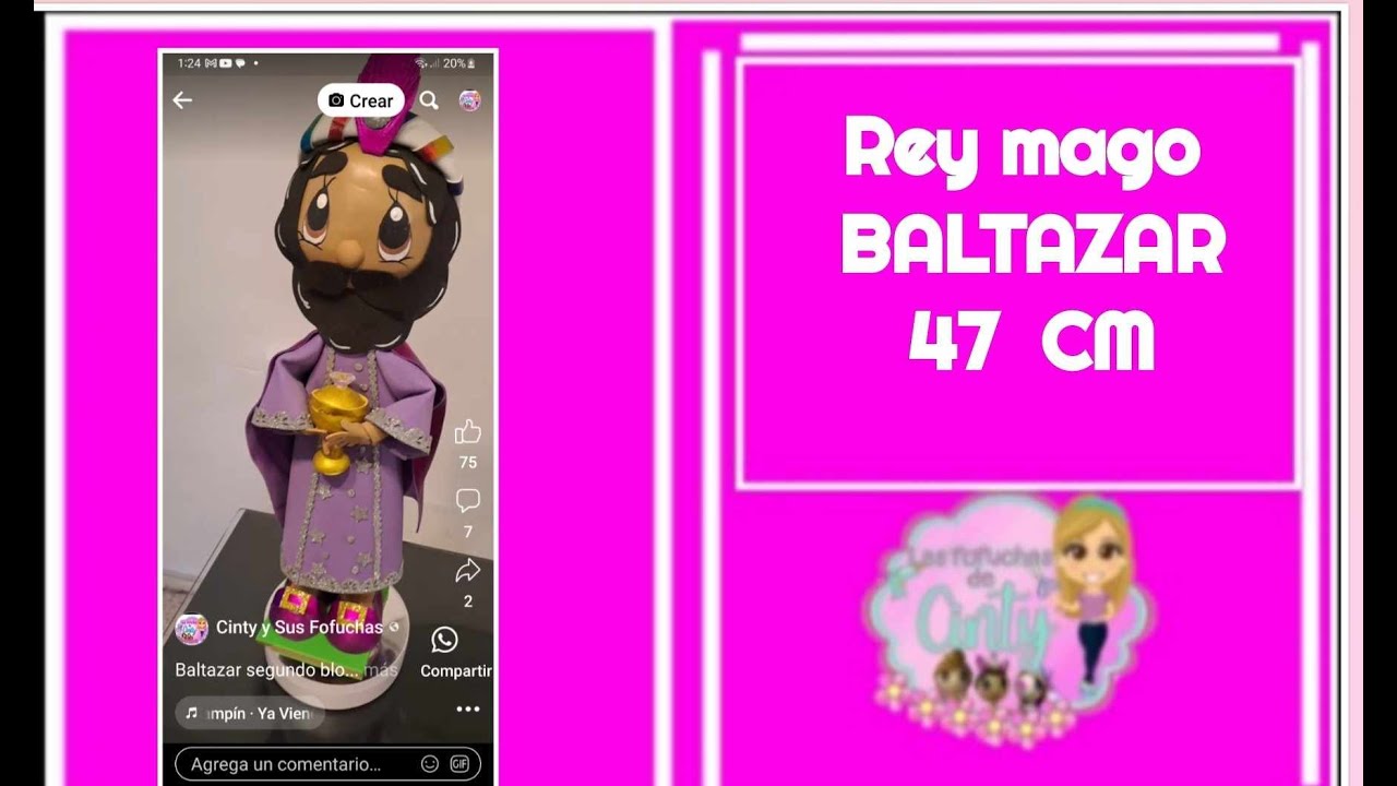 clase 560 rey mago baltazar 47 cm