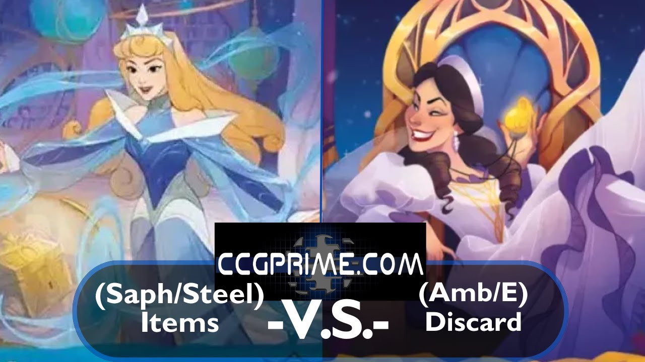 Blue/Steel Items  vs. Lemon Lime Discard - Disney Lorcana TCG- CCG Prime