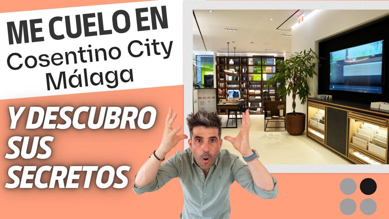 Me Cuelo en COSENTINO CITY MALAGA y Alucina con todo lo que Esconde Cocinas CJR