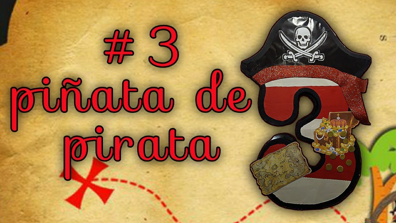 piñata de pirata  / comp hacer una piñata de pirata