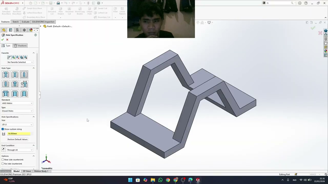 Solidworks Exercise 95 [ 236411024 ]