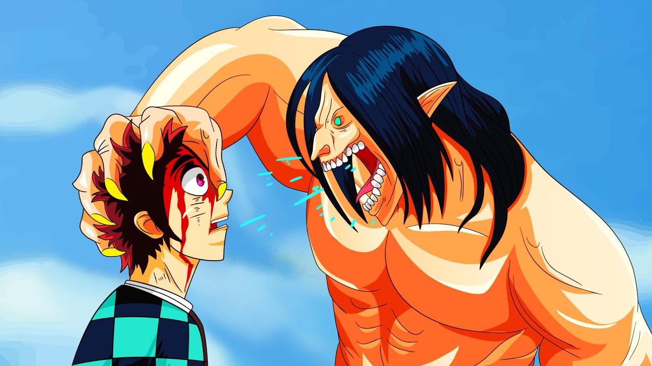 What If Eren Yeager FOUGHT Tanjiro Kamado?