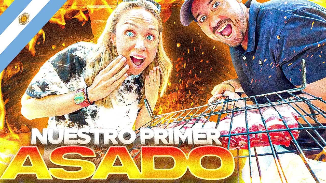 ESPAÑOLES INTENTAN hacer 1er ASADO ARGENTINO 🇦🇷 Ft Locos x el Asado