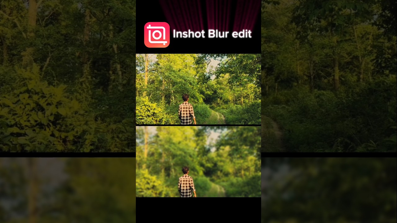 How To Edit Background Blur | Inshot Video Editor Tutorial #shorts #tutorial