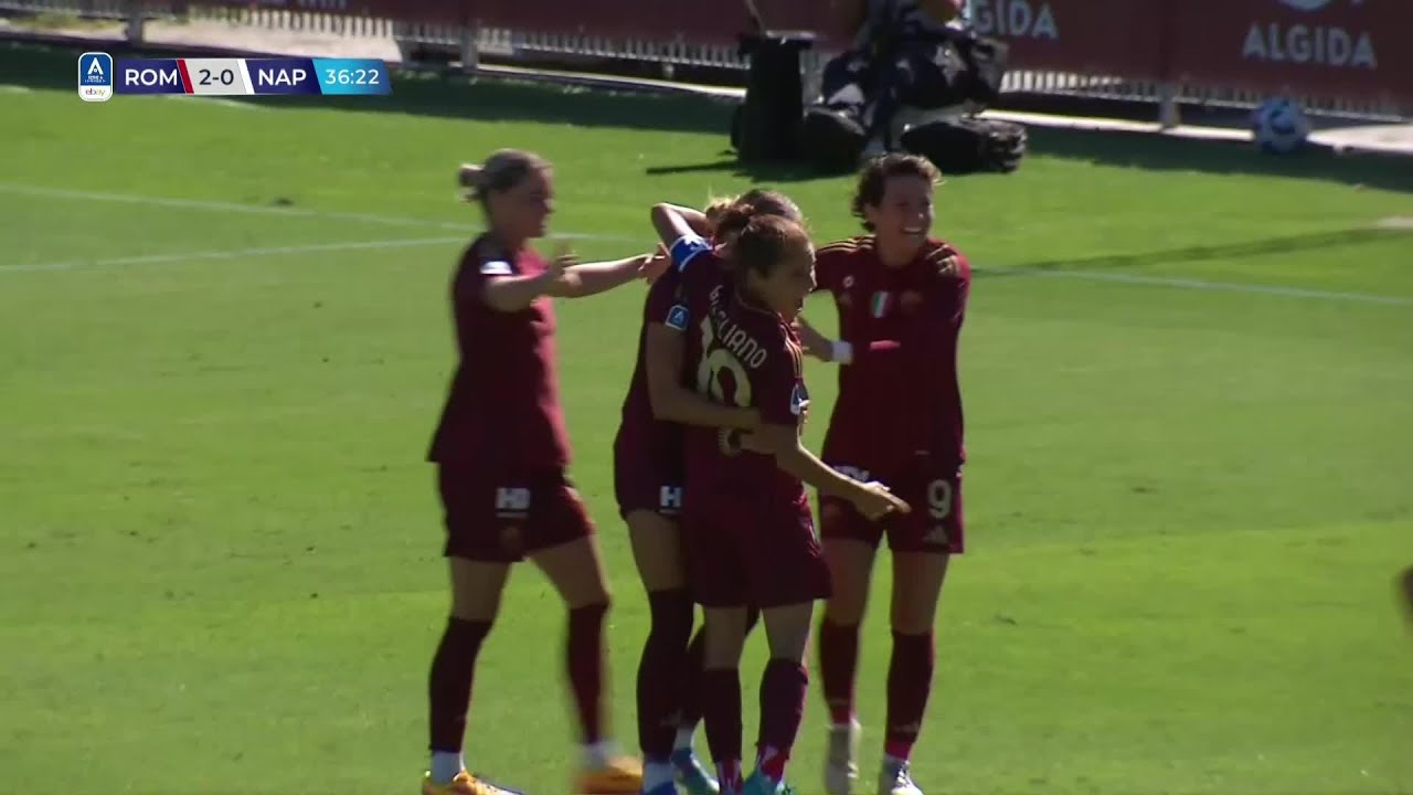 Roma - Napoli F. 3-1| Doppietta di Giugliano, Viens una garanzia | #SerieAfemminile eBay