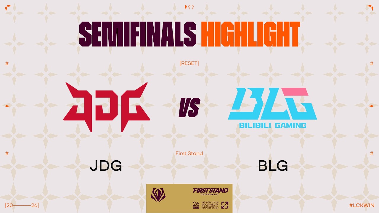 JDG vs BLG 매치 하이라이트 | 준결승전 | 2026 퍼스트 스탠드 토너먼트