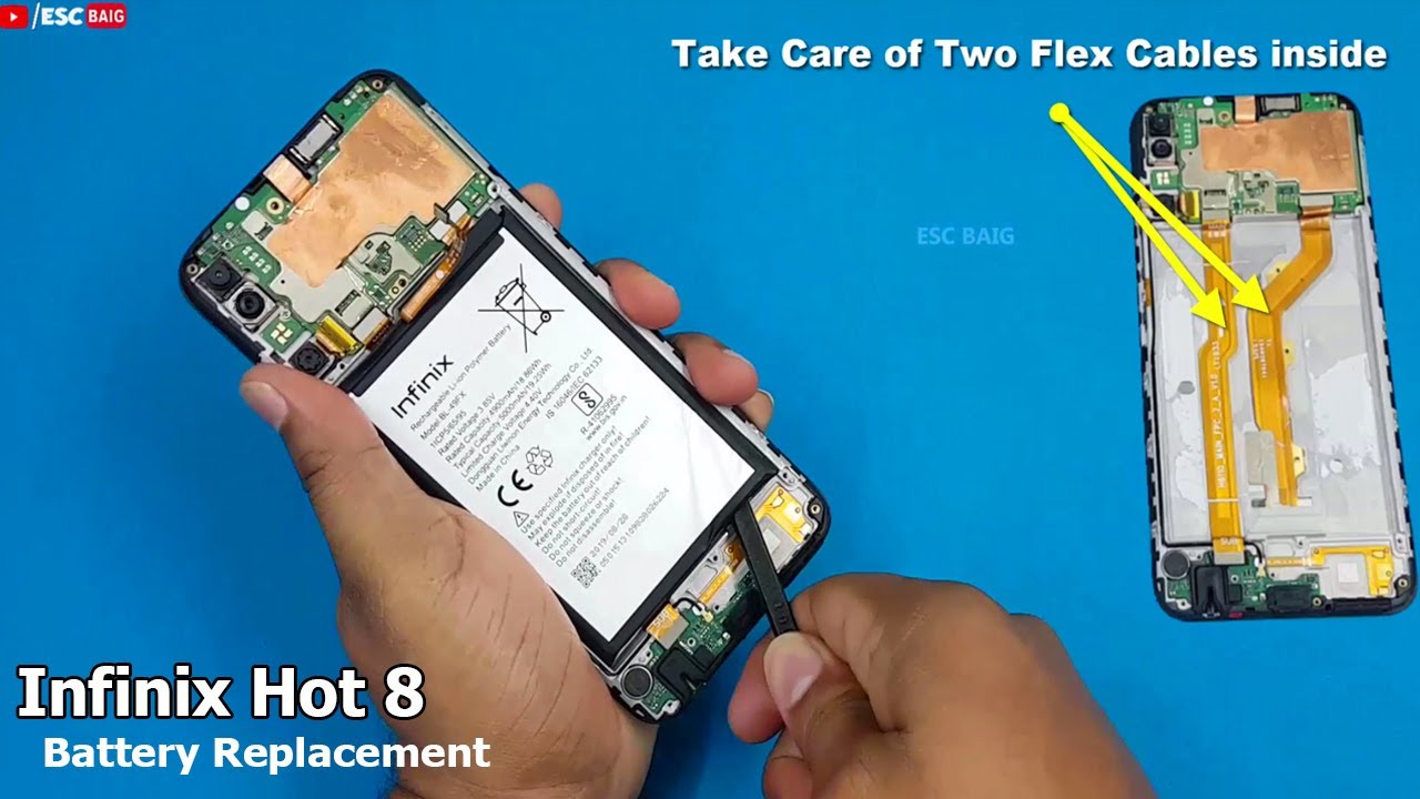 How to Replace Infinix Hot 8 Battery | Infinix Mobile Battery Replacement