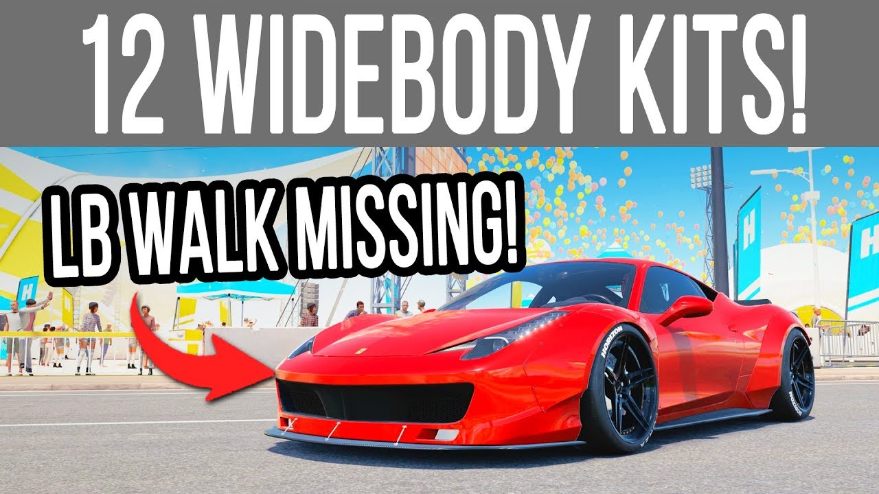 Forza Horizon 4 -12 WIDEBODY KITS that went Missing!