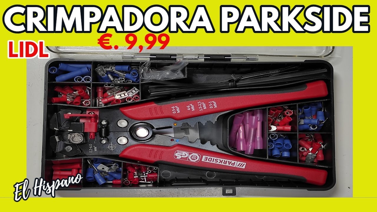 Crimpadora Pelacables PCZS 231 A1. Crimpar, cortar, pelar cables. 9.99€