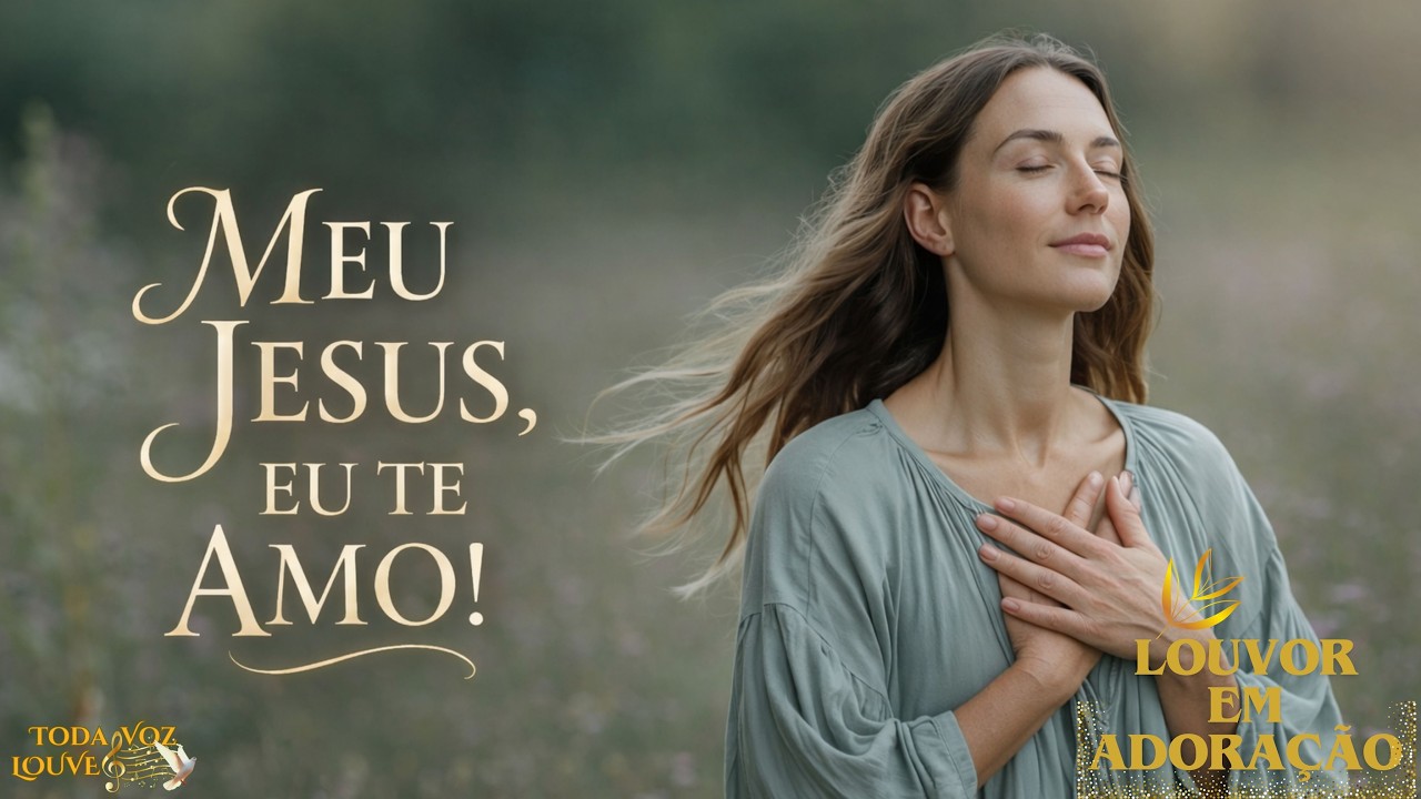 EU TE AMO, MEU JESUS: Uma Declaração de Amor ao Salvador  I Louvor Gospel Adoração🕊️