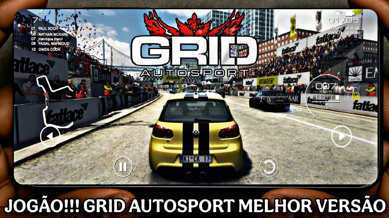 SENSACIONAL!!! GRID AUTOSPORT EM QUALQUER ANDROID ANTIGO ÚLTIMA VERSÃO 