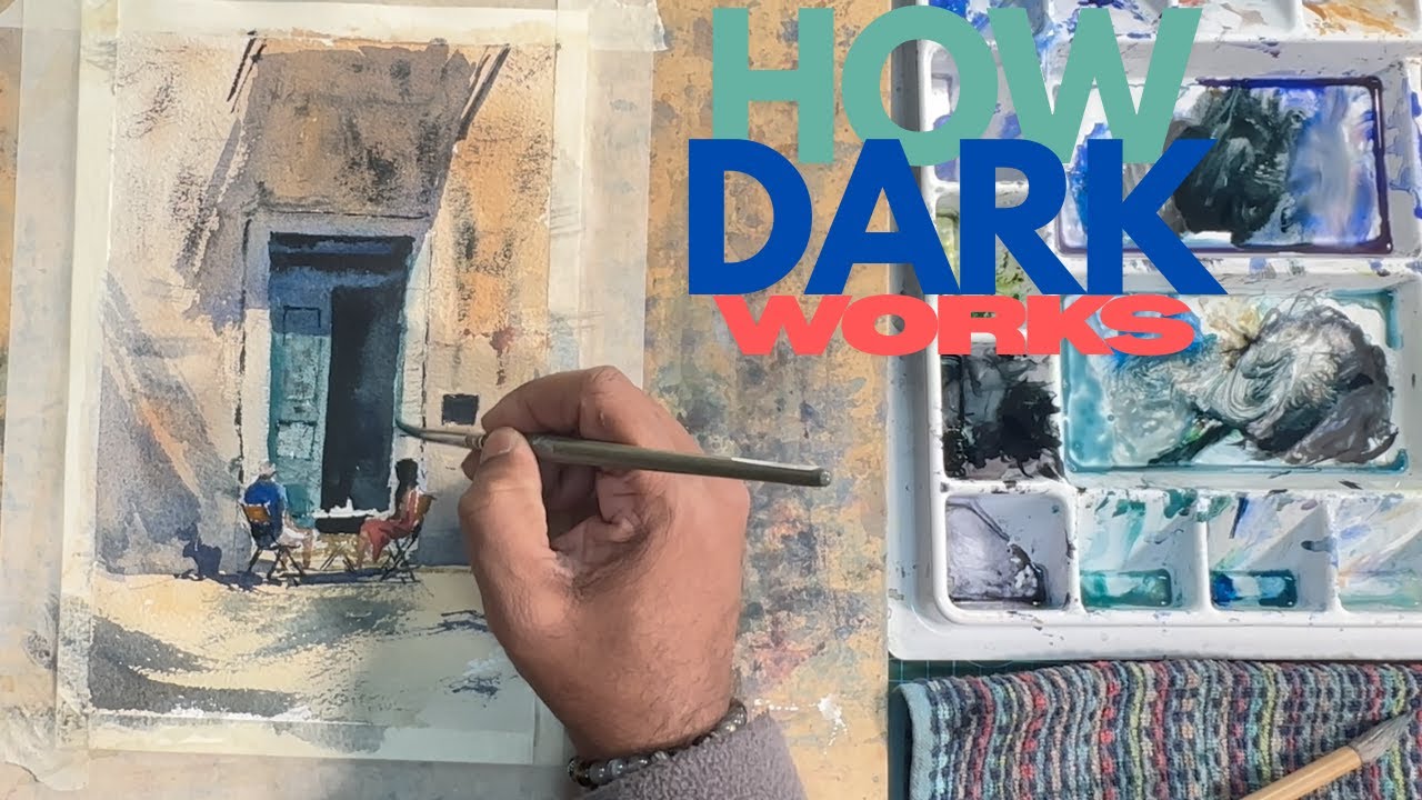 The Moment You Apply Dark in painting, Everything Comes Alive!
