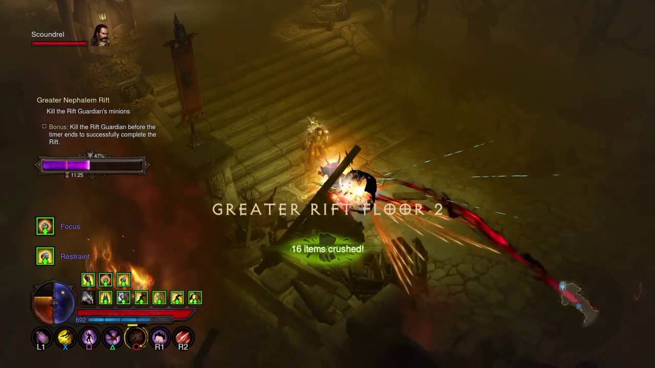 Diablo 3 Patch 2.4.1 Multishot Demon Hunter - PS4
