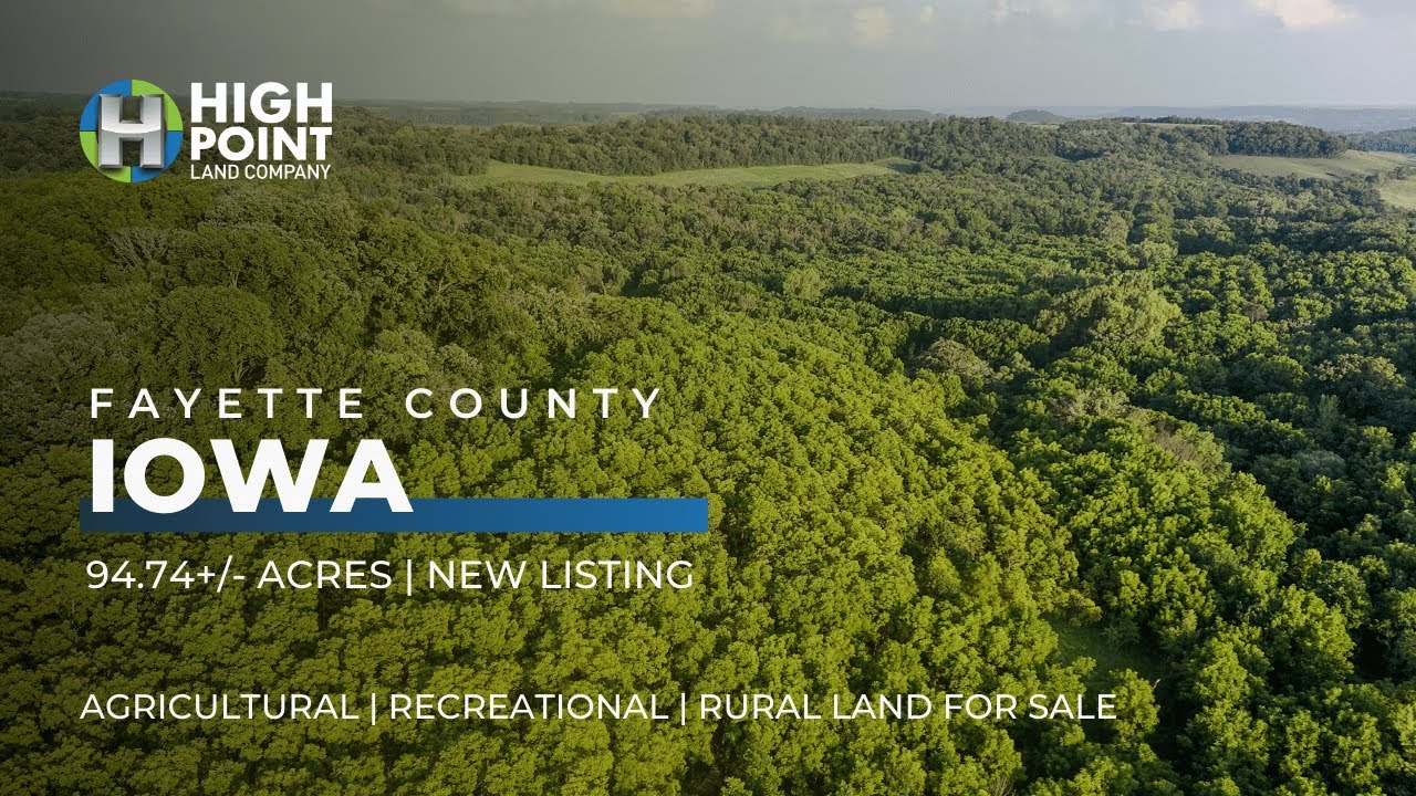 94.74+/- Acre Hunting & Recreational Farm | Fayette County, Iowa!