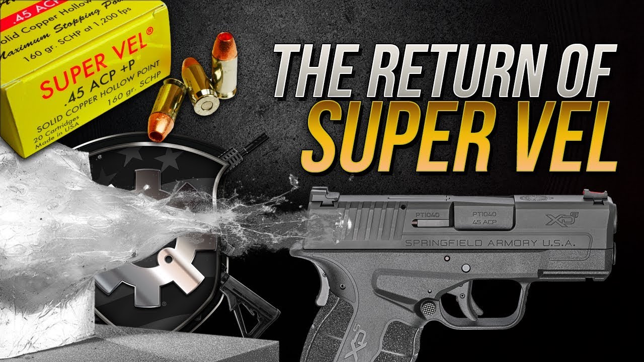 Возвращение Super Vel: тест баллистического желатина для патронов .45 Auto 160gr SCHP