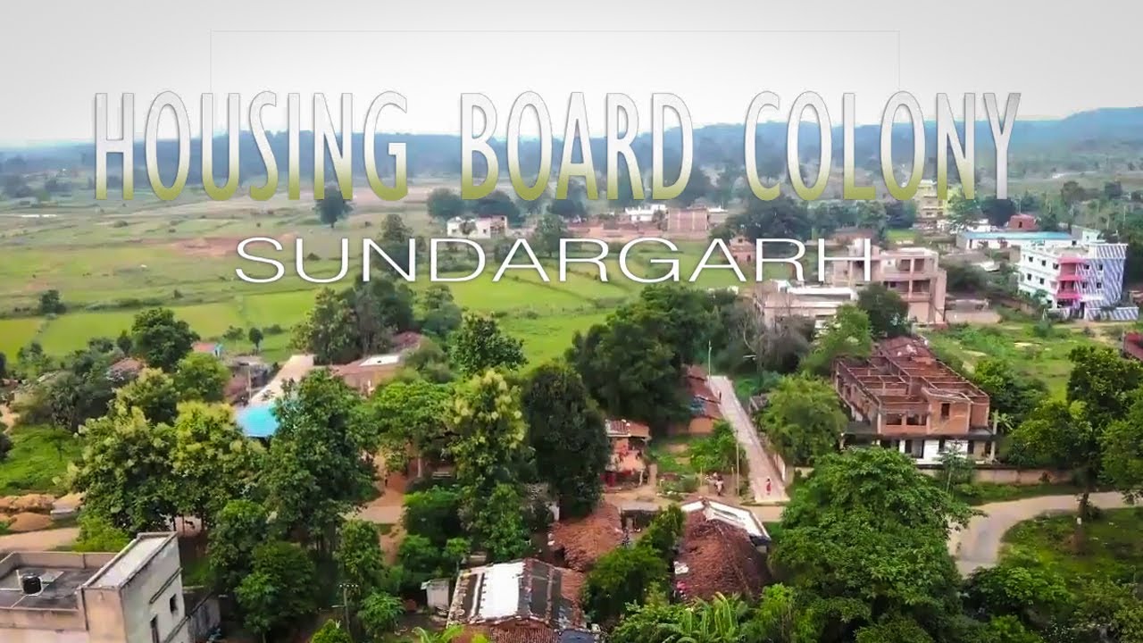 Housing Board Colony Sundargarh II Drone view