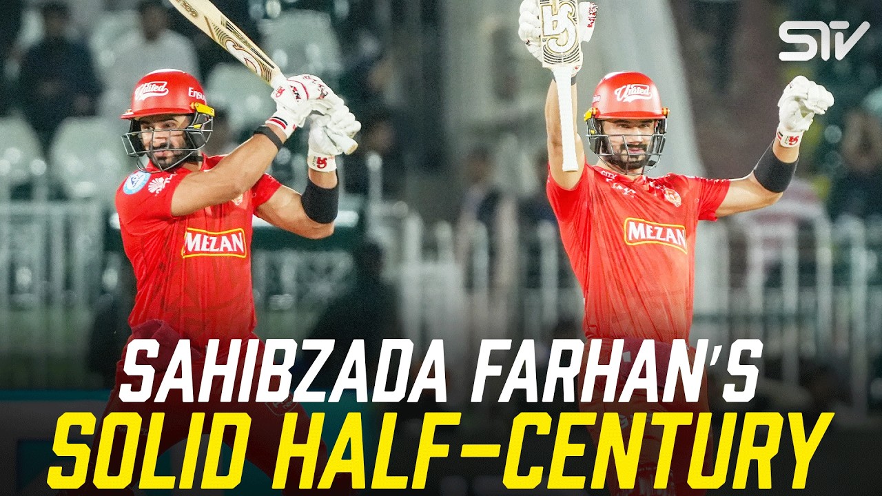 Sahibzada Farhan&rsquo;s Solid Half-Century | Islamabad vs Multan | Match 7 | HBL PSL X | M3O1K