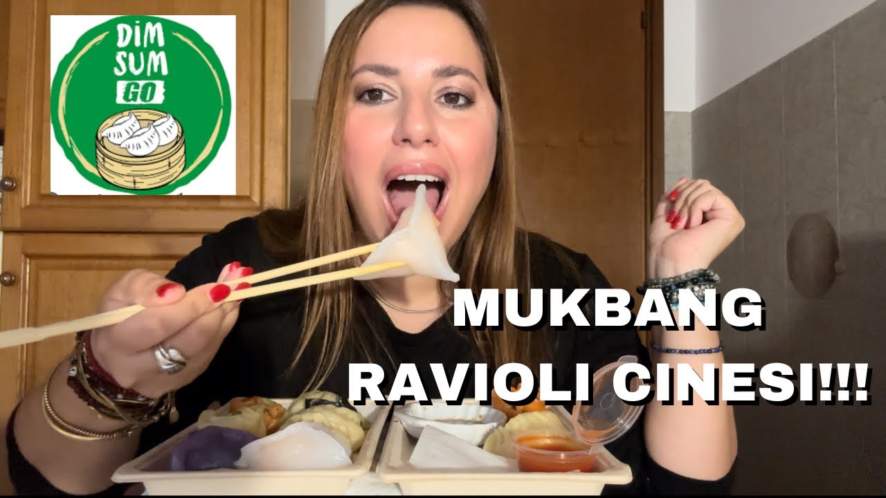 MUKBANG RAVIOLI CINESI!! • MANGIO TUTTI I RAVIOLI DI DIM SUM GO E RISPONDO ALLE VOSTRE DOMANDE • Q&A