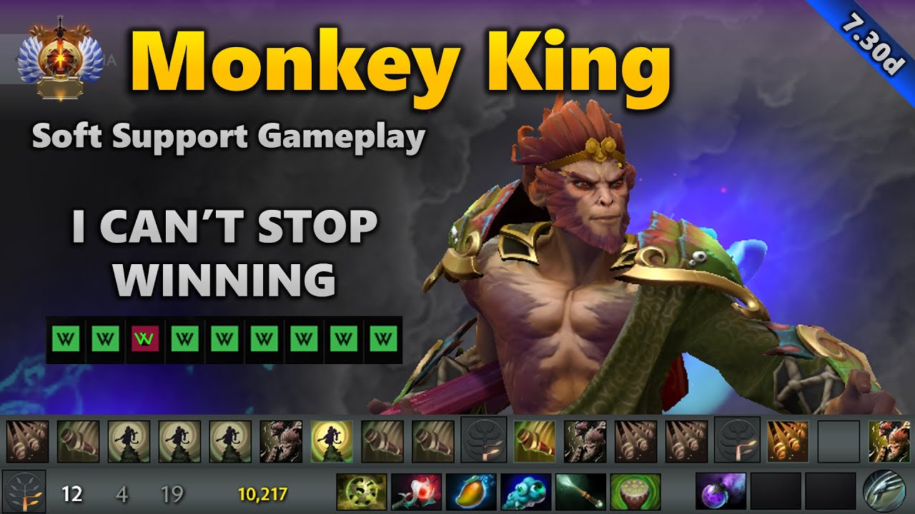 Monkey King 4 Support - Immortal | Dota 2 7.30d