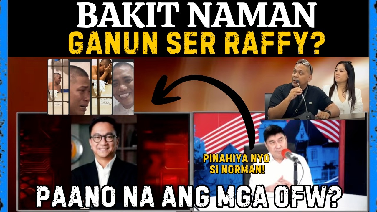 SEN RAFFY TULFO PINAG TANGGOL SI FLM NORMAN MANGUSIN DAHIL SA PA PRESSCON NG CIDG! KAWAWA MGA OFW!
