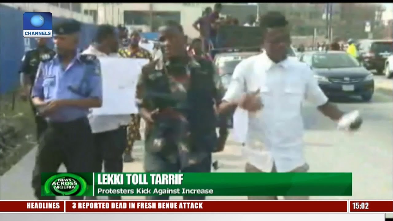 Residents Protest Lekki Toll Gate Hike