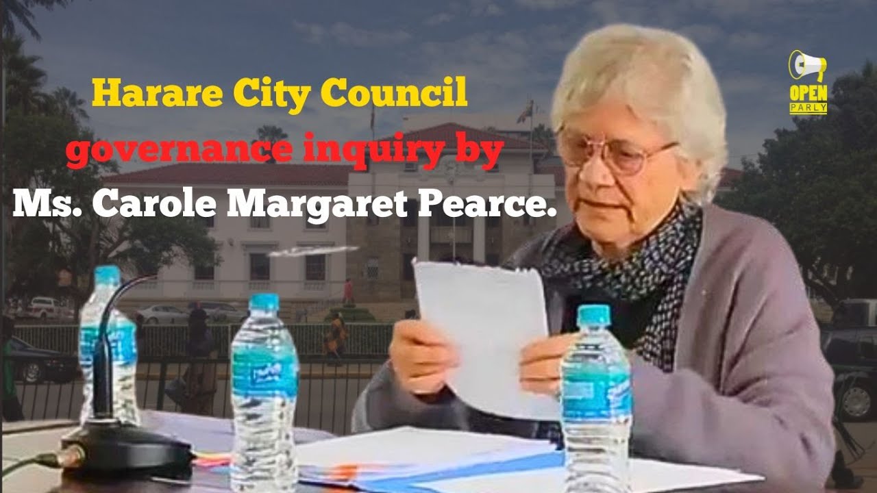 Watch the commission of inquiry into the Harare City Council governance