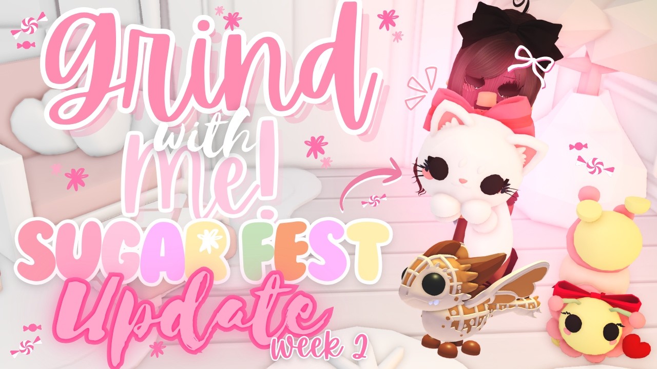 ⋆.𐙚 ̊ Sugarfest Week 2 SPEEDGRIND! NEW Mochi Meow, Crystal Eggs & lots of yapping ♡ | Adopt me! ᢉ𐭩ˎ˗