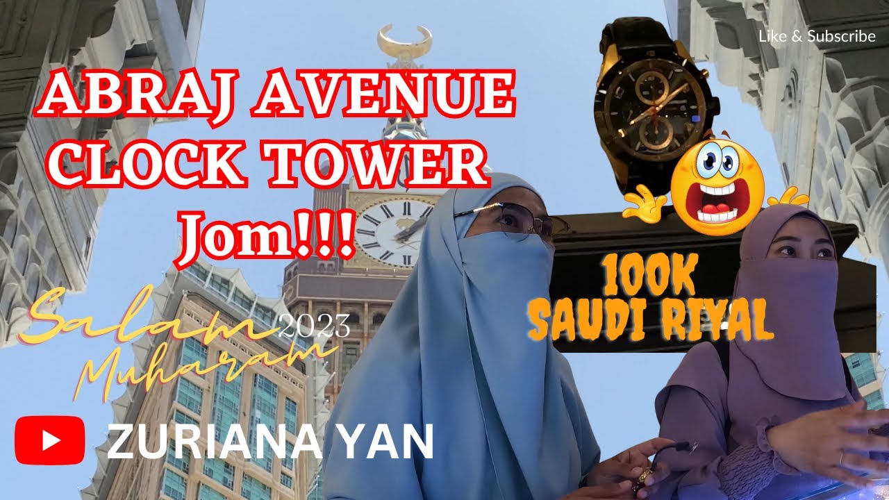 Clock Tower Mekkah, Cuci Mata dalam Abraj Avenue.