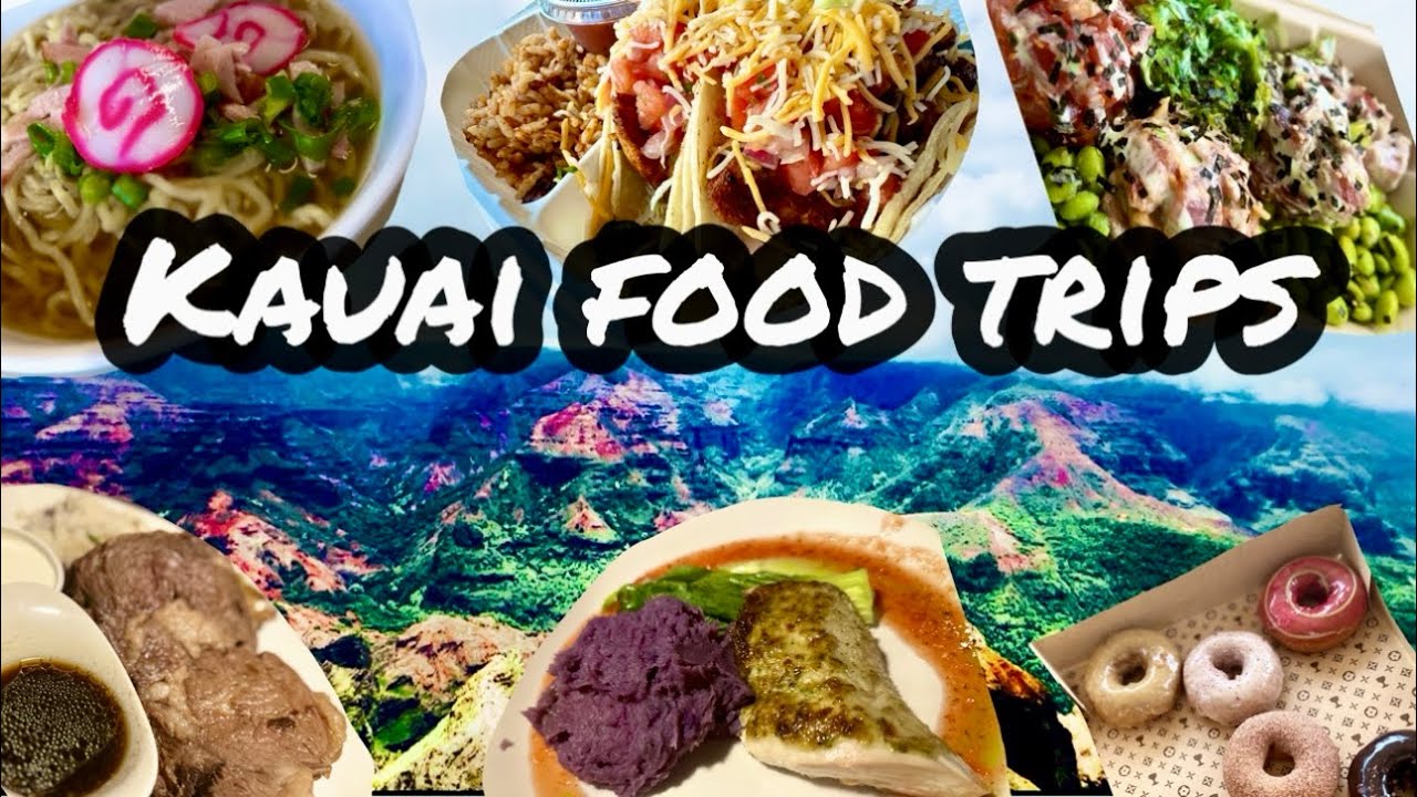 🇺🇸Kauai food trip around the island 